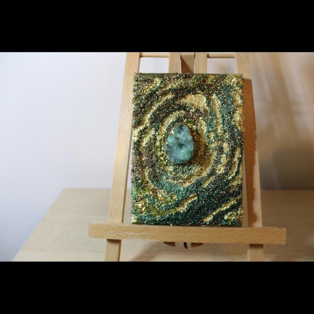 Hand made geode painting